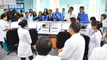 Фотография к новости: Бакытжан Сагинтаев ознакомился с качеством медицинской помощи в Семее