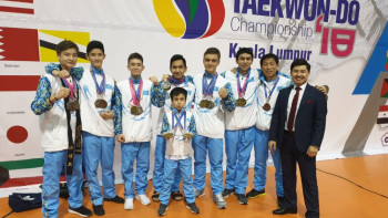Фотография к новости: Казахстанские таэквондисты первенствовали на чемпионате Азии
