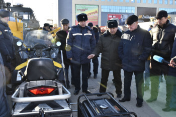 Фотография к новости: Аким Актюбинской области проверил готовность коммунальных служб к зиме
