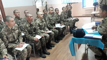 Фотография к новости: Подразделения РГК "Запад" пополнили более 500 новобранцев