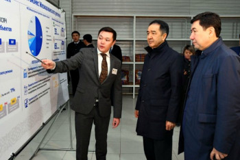 Фотография к новости: Сагинтаев посетил новый микрорайон для жильцов аварийных домов Сатпаева