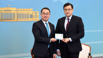 Фотография к новости: Посвящённая членству Казахстана в СБ ООН марка введена в обращение