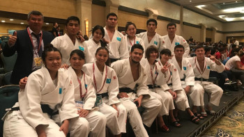 Фотография к новости: Сборная Казахстана вошла в тройку лучших на чемпионате мира по дзюдо 