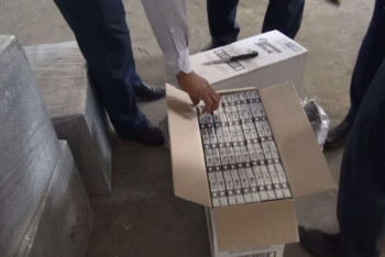 Фотография к новости: Больше 17 тысяч коробок контрабандных сигарет изъято в Актау