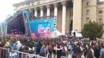 Фотография к новости: Видео давки во время Gakku-фестиваля в Алматы опубликовали в сети