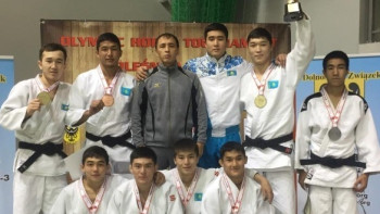 Фотография к новости: Четыре "золота" выиграли казахстанские дзюдоисты в Польше