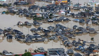 Фотография к новости: Наводнение в Японии: 60 человек погибли, число жертв растёт