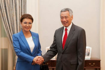 Фотография к новости: Дарига Назарбаева встретилась с премьером и спикером парламента Сингапура