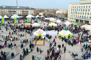 Фотография к новости: Юрты-музеи установили в Кызылорде к Наурызу