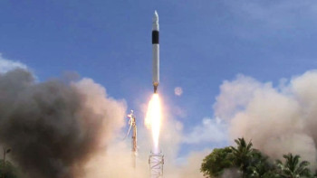 Фотография к новости: Казахстан запустит спутники на ракете Falcon 9 в Калифорнии