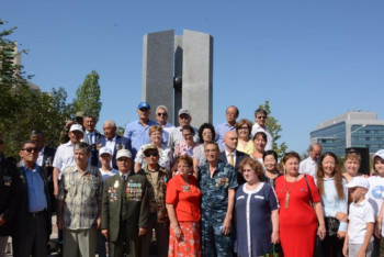 Фотография к новости: Памятная стела жертвам радиационных аварий открылась в Актау