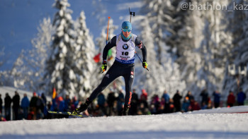 Фотография к новости: Казахстанский биатлонист прошел в пасьют Кубка мира