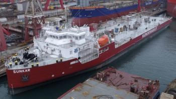 Фотография к новости: Морфлот Казахстана пополнился уникальным судном