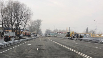 Фотография к новости: Реконструкцию аварийного моста завершили в Алматы