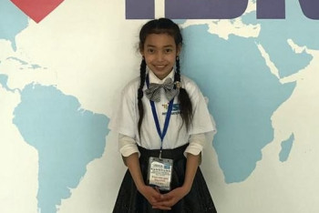 Фотография к новости: Гран-при международной олимпиады завоевала жанаозенская "девочка-калькулятор"