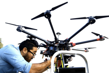 Фотография к новости: Ученые спроектировали беспилотник для сбора мусора