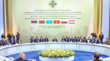 Фотография к новости: Назарбаев подвел итоги председательства Казахстана в ОДКБ