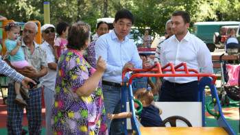 Фотография к новости: Больше половины дворов отремонтировали в Турксибском районе Алматы