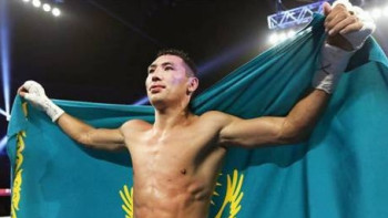 Фотография к новости: Жанибек Алимханулы после победы нокаутом поднялся в мировом рейтинге сразу на 66 позиций 