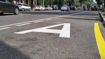 Фотография к новости: Ещё одна "выделенка" для автобусов появится в Астане