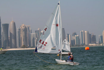 Фотография к новости: Казахстанец победил в чемпионате Азии по парусному спорту в Сингапуре