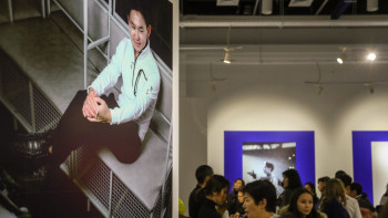 Фотография к новости: В Астане открылась выставка памяти Дениса Тена