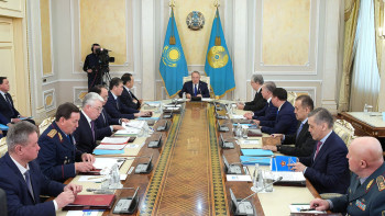 Фотография к новости: Назарбаев дал ряд поручений по итогам заседания Совета Безопасности 