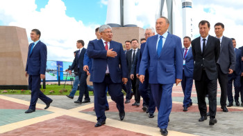 Фотография к новости: Глава государства посетил музей ракетно-космической техники в Астане 