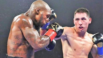 Фотография к новости: Алимханулы одержал четвертую победу на профи-ринге