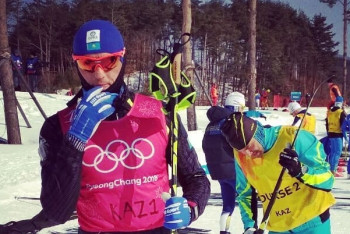 Фотография к новости: "Привет" с олимпийских трасс передал казахстанцам Полторанин