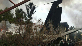 Фотография к новости: Крушение самолёта в Иране: у МИД РК нет информации о казахстанцах на борту