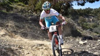 Фотография к новости: Казахстанский велогонщик завоевал золото на Кубке Азии по маунтинбайку