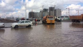 Фотография к новости: Решение проблемы потопов в Астане предложил депутат Сената  