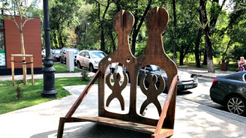Фотография к новости: Новые арт-объекты появились на улицах Алматы