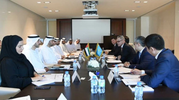 Фотография к новости: Казахстан и ОАЭ провели консультации в Абу-Даби