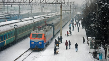 Фотография к новости: Поезд  Астана - Кызылорда отменили из-за сильных морозов