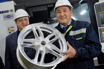 Фотография к новости: Алюминиевые диски начали производить в Павлодаре 