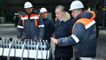 Фотография к новости: Нигматулин прибыл в Павлодар обсудить реализацию Послания Президента