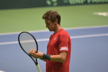 Фотография к новости: Матчи мировой группы Кубка Дэвиса стартовали в Астане