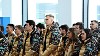 Фотография к новости: Студенческая сборная Казахстана отправилась на Универсиаду