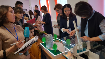 Фотография к новости: Теплицу, самостоятельно ухаживающую за растениями, представили в Кокшетау 