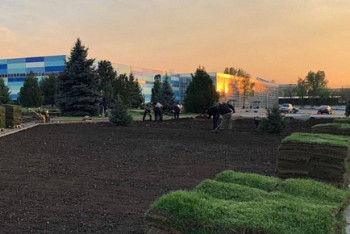 Фотография к новости: Работы на "Атакенте" после замечания Байбека идут в круглосуточном режиме  