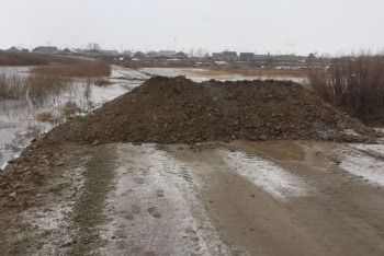 Фотография к новости: Трассу затопило в Костанайской области