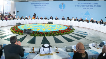 Фотография к новости: Роль Казахстана в работе съезда мировых религий очень серьёзна и значима – гость из ОАЭ