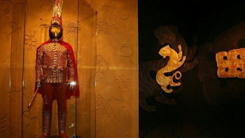 Фотография к новости: В Москве открылась выставка  "Золото Великой степи"