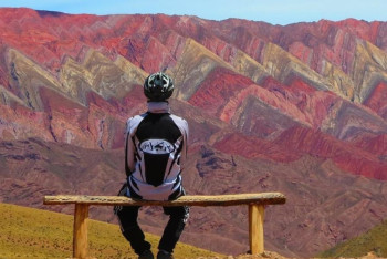 Фотография к новости: Аргентинец на велосипеде добрался в Россию на ЧМ -2018