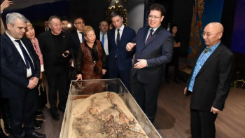 Фотография к новости: В Национальном музее РК открылась выставка сокровищ Урджарской жрицы 