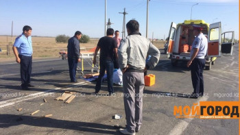 Фотография к новости: ДТП на трассе в ЗКО: пострадали шесть человек  