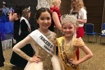 Фотография к новости: Титул "Принцесс мира" завоевали школьницы из Актау