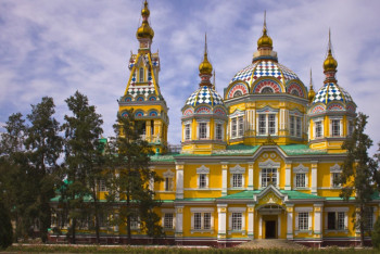 Фотография к новости: Собор в Алматы реставрируют по эскизам 100-летней давности